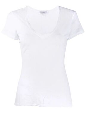 James Press V Neck Tee Size 2 (M)
